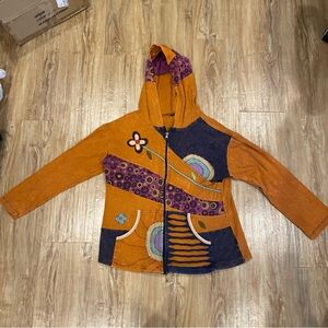 Colorful Women's Hooded Top